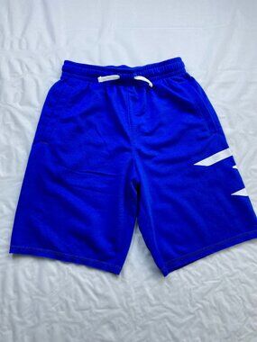 Nike Big Boys Royal Blue & White Shorts Size M (10-12Yrs)